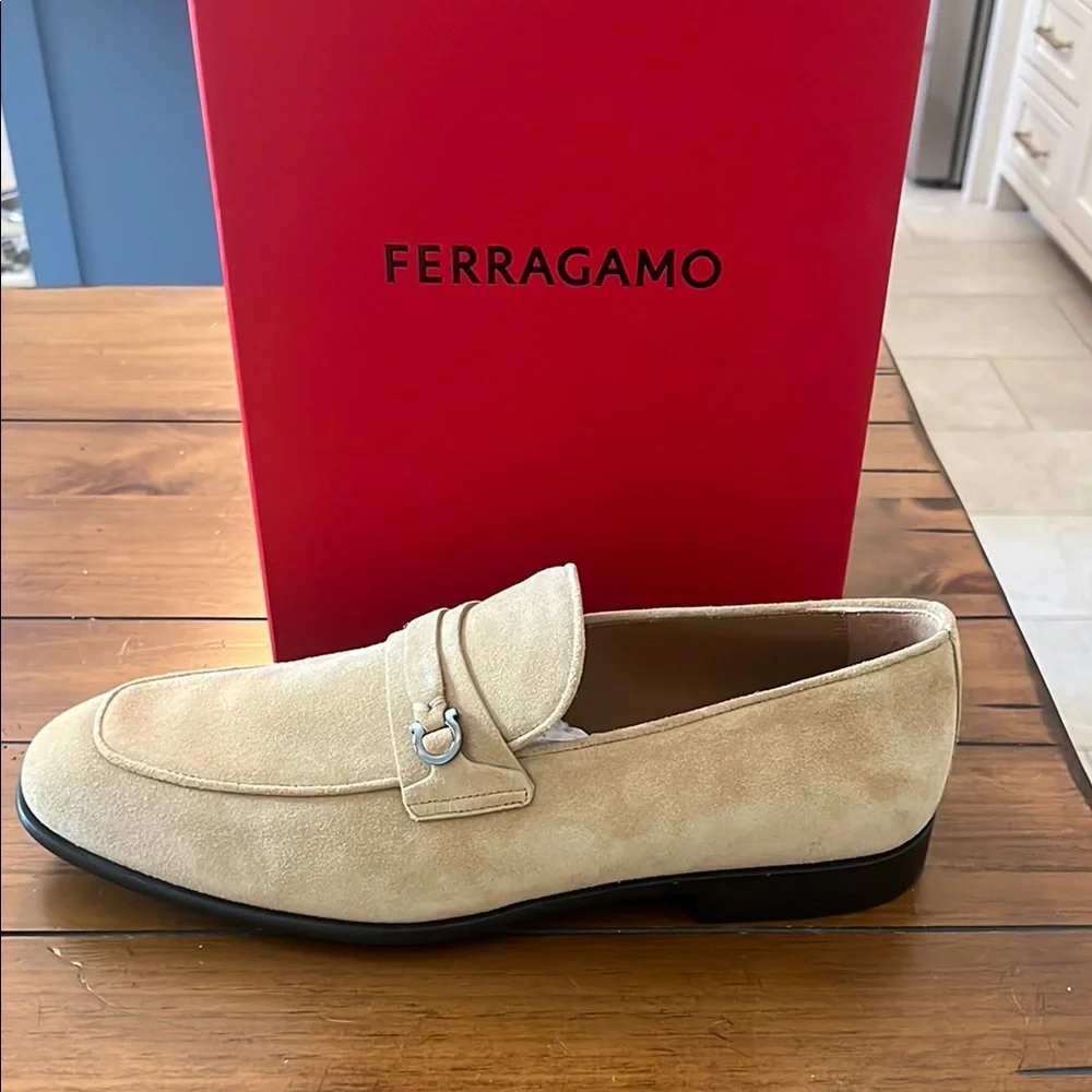 Salvatore Ferragamo Red Loafers & Slip-Ons - Picture 2 of 4